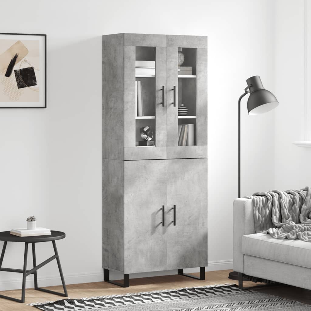 Højskab 69,5X34X180 Cm Konstrueret Træ