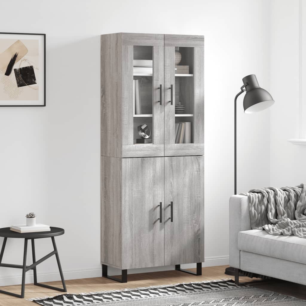 Højskab 69,5X34X180 Cm Konstrueret Træ