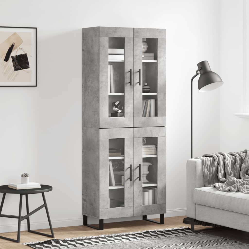 Højskab 69,5X34X180 Cm Konstrueret Træ