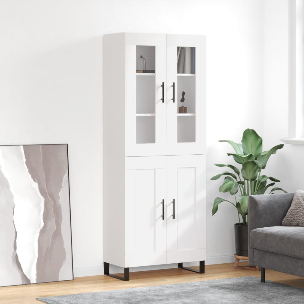 Højskab 69,5X34X180 Cm Konstrueret Træ