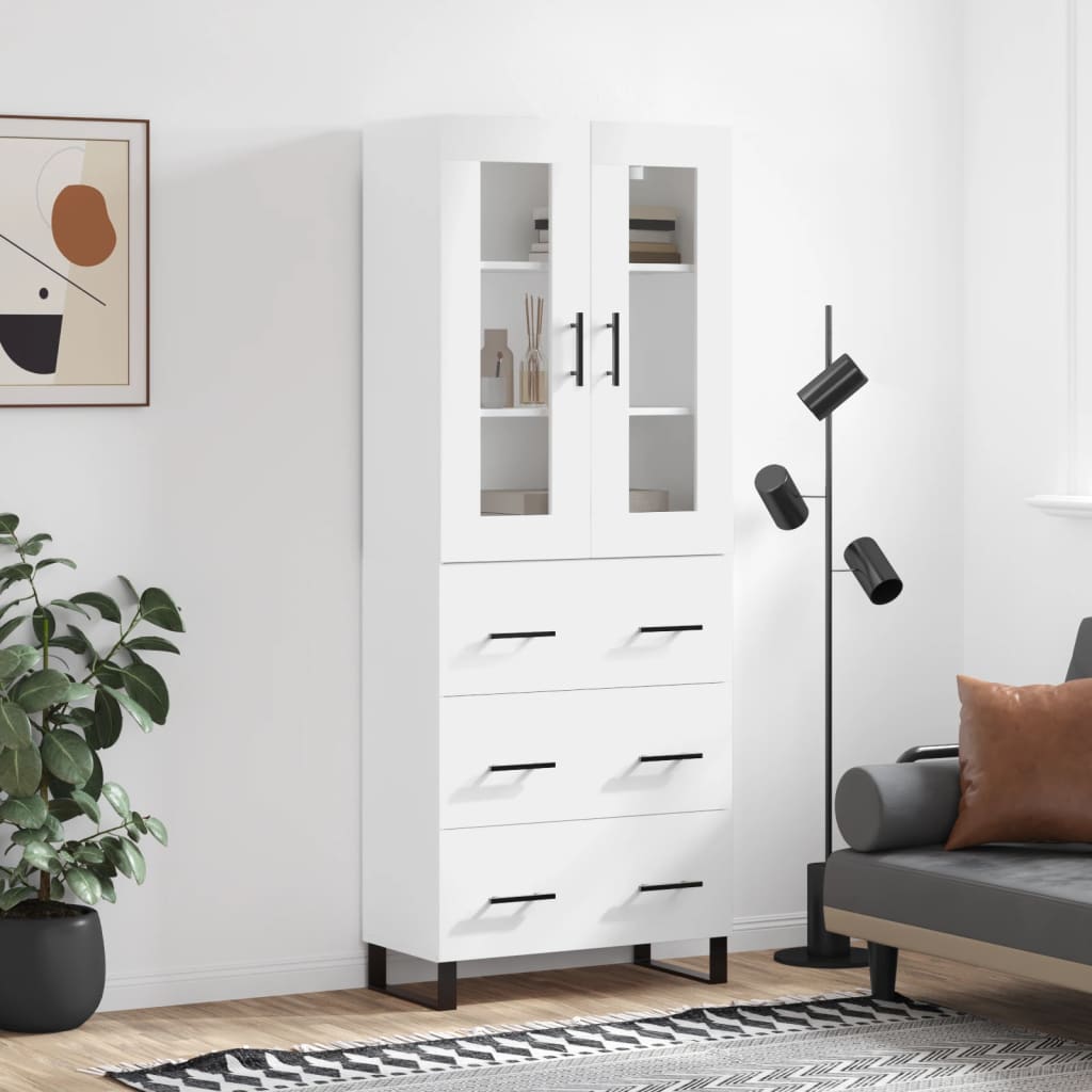Højskab 69,5X34X180 Cm Konstrueret Træ