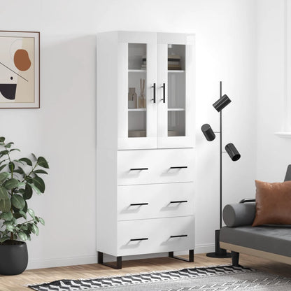 Højskab 69,5X34X180 Cm Konstrueret Træ