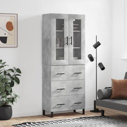 Højskab 69,5X34X180 Cm Konstrueret Træ