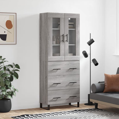 Højskab 69,5X34X180 Cm Konstrueret Træ