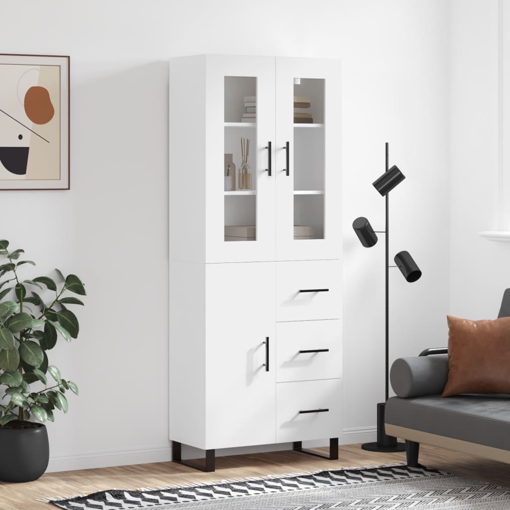 Højskab 69,5X34X180 Cm Konstrueret Træ