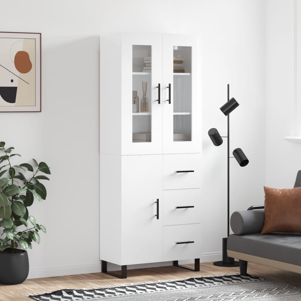 Højskab 69,5X34X180 Cm Konstrueret Træ