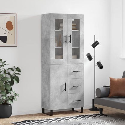 Højskab 69,5X34X180 Cm Konstrueret Træ