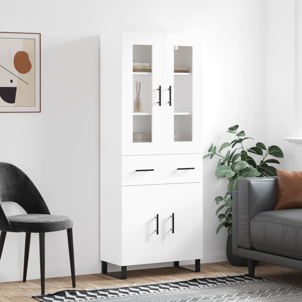 Højskab 69,5X34X180 Cm Konstrueret Træ