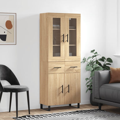 Højskab 69,5X34X180 Cm Konstrueret Træ