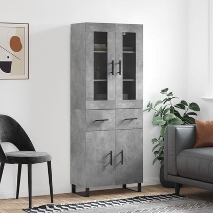 Højskab 69,5X34X180 Cm Konstrueret Træ
