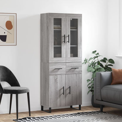 Højskab 69,5X34X180 Cm Konstrueret Træ