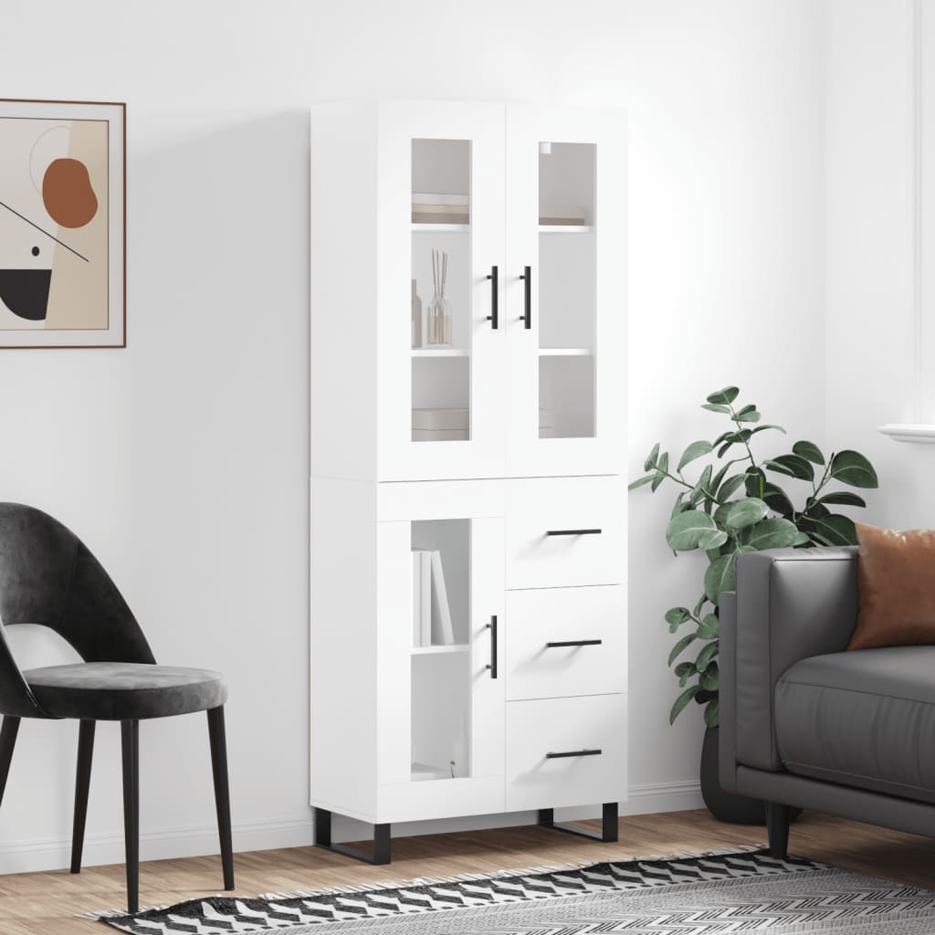 Højskab 69,5X34X180 Cm Konstrueret Træ