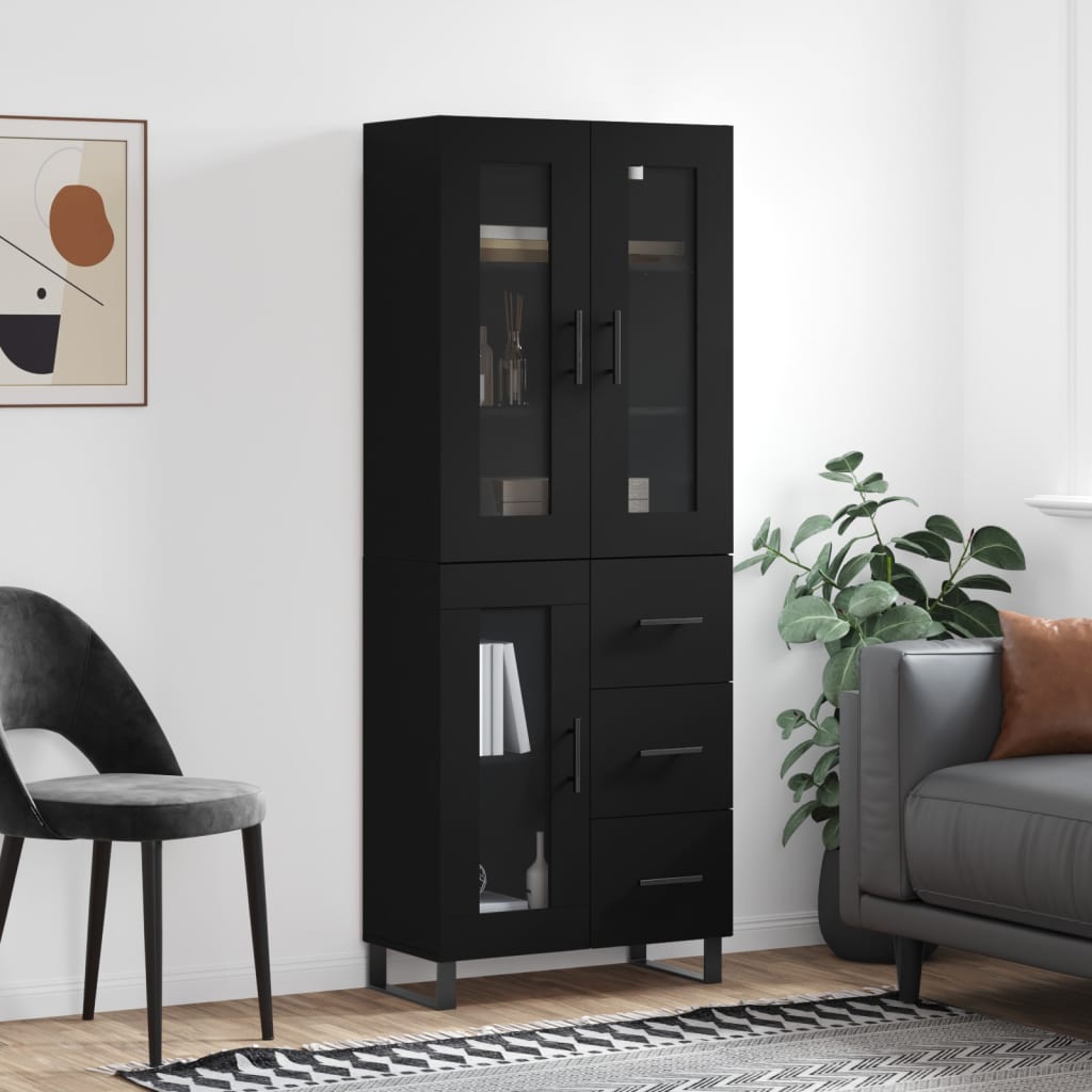 Højskab 69,5X34X180 Cm Konstrueret Træ