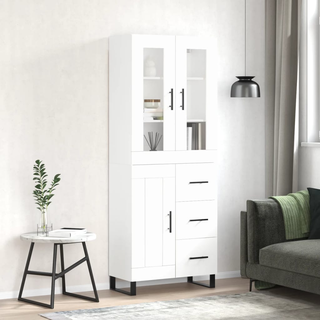 Højskab 69,5X34X180 Cm Konstrueret Træ