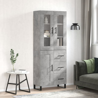 Højskab 69,5X34X180 Cm Konstrueret Træ