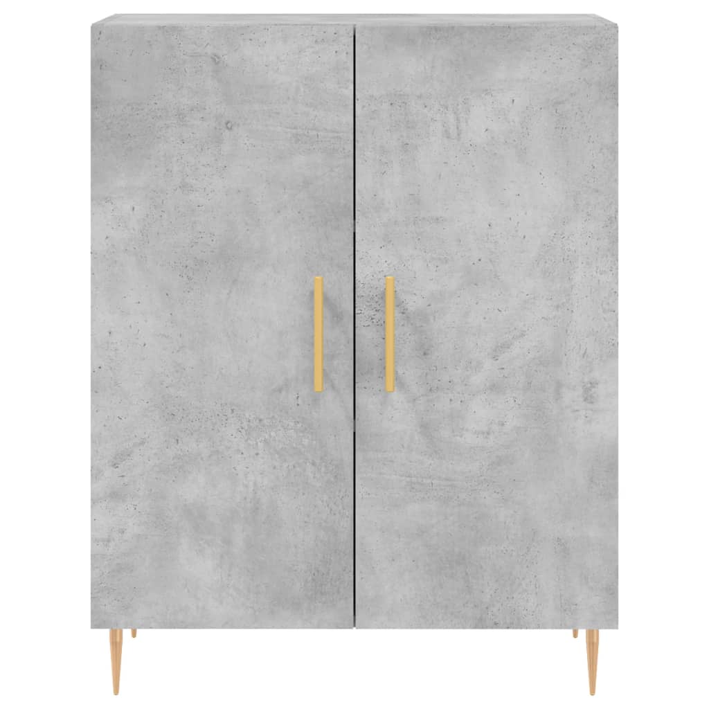 Højskab 69,5x34x180 Cm Konstrueret Træ - Billede 8