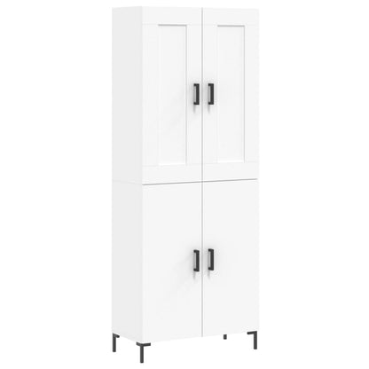 Højskab 69,5x34x180 Cm Konstrueret Træ - Billede 2