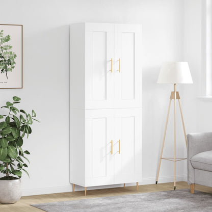 Højskab 69,5x34x180 Cm Konstrueret Træ