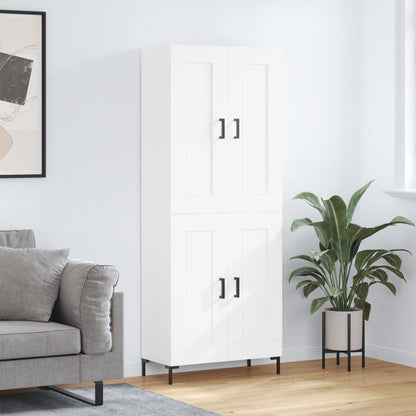 Højskab 69,5x34x180 Cm Konstrueret Træ