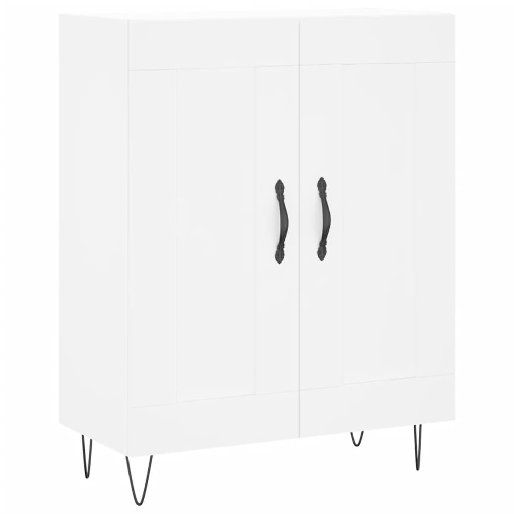 Højskab 69,5x34x180 Cm Konstrueret Træ - Billede 7