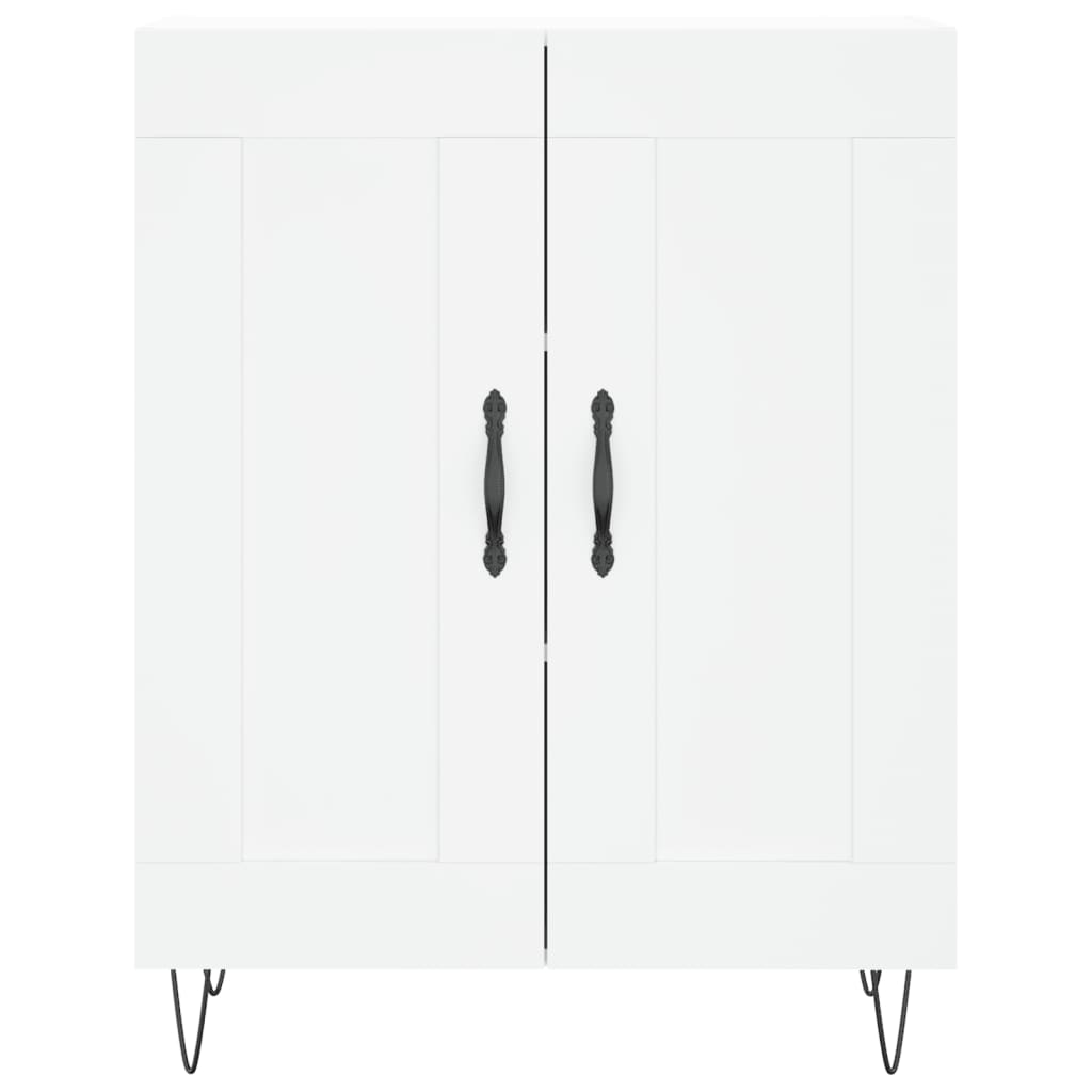 Højskab 69,5x34x180 Cm Konstrueret Træ - Billede 8