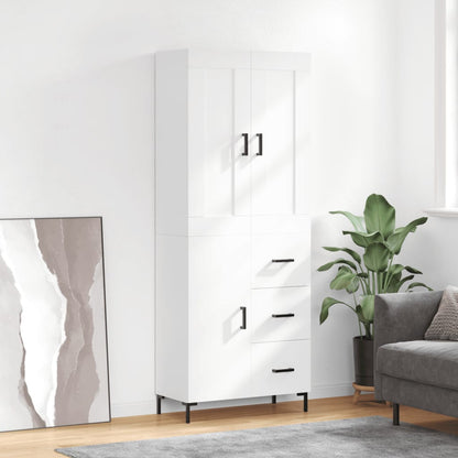Højskab 69,5x34x180 Cm Konstrueret Træ