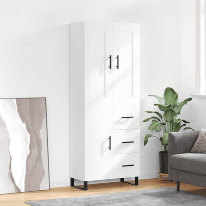 Highboard 69,5 X 34 X 180 Cm Konstrueret Træ - Variant 3199833