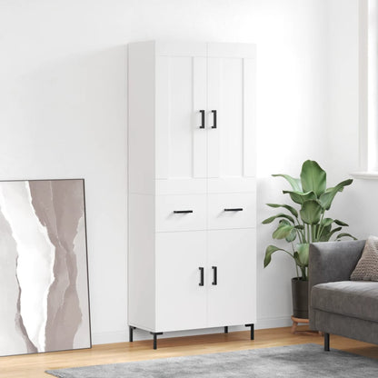Højskab 69,5x34x180 Cm Konstrueret Træ