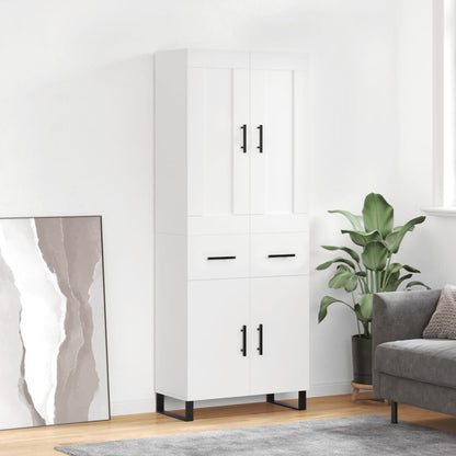 Highboard 69,5 X 34 X 180 Cm Konstrueret Træ - Variant 3199897