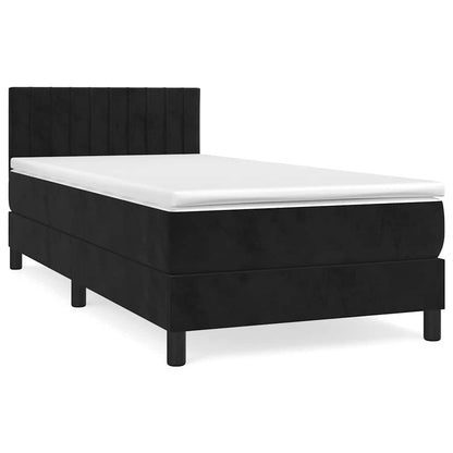 Kontinentalseng Med Madras 90x190 Cm Fløjl - Billede 2