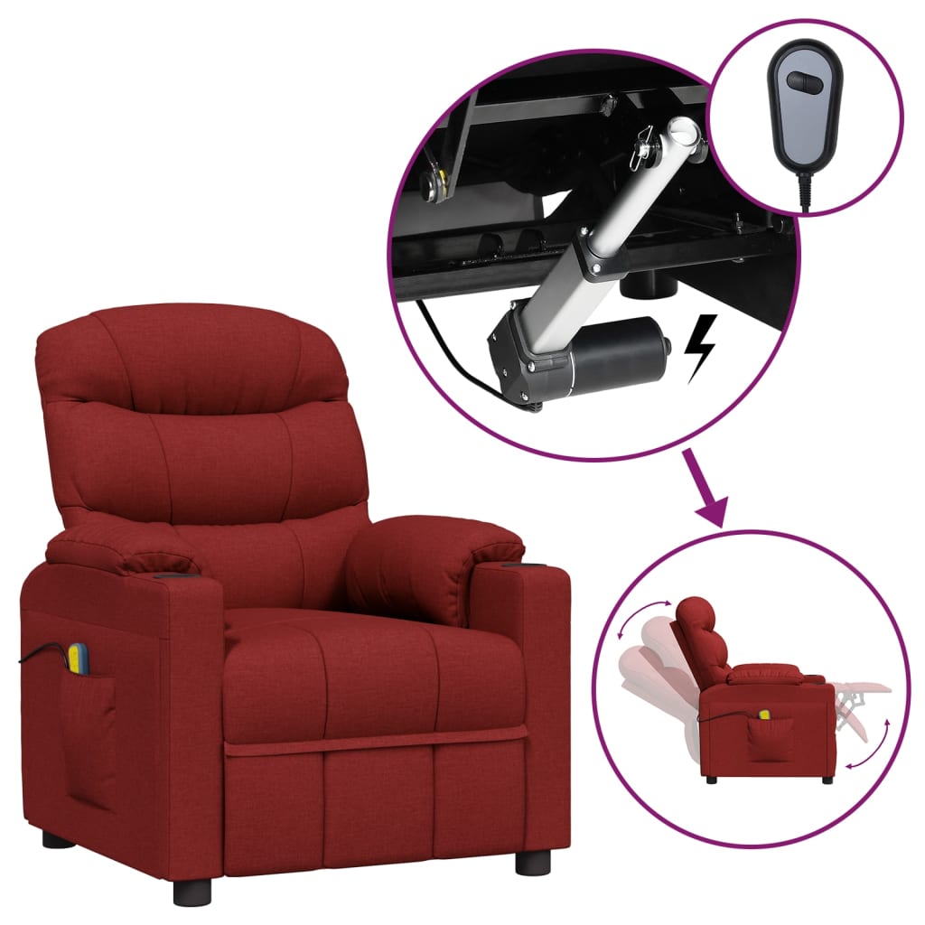 Eldrevet Massagestol Stof - Variant 3143506