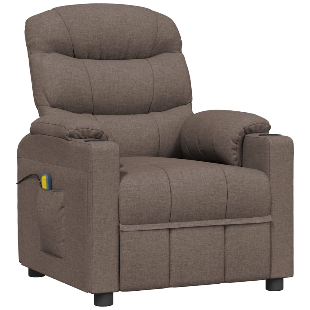 Eldrevet Massagestol Stof - Billede 2