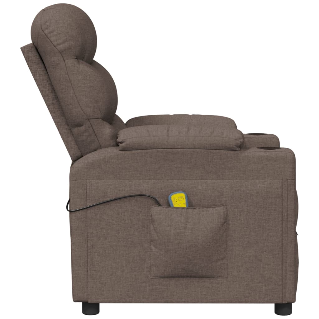 Eldrevet Massagestol Stof - Billede 4
