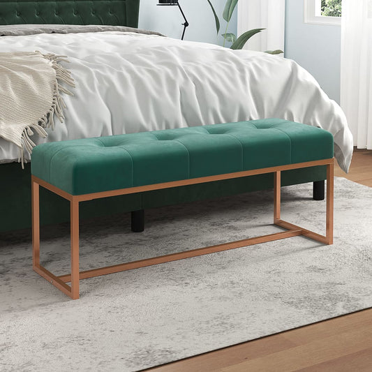 Bænk 110X36X45 Cm Velour