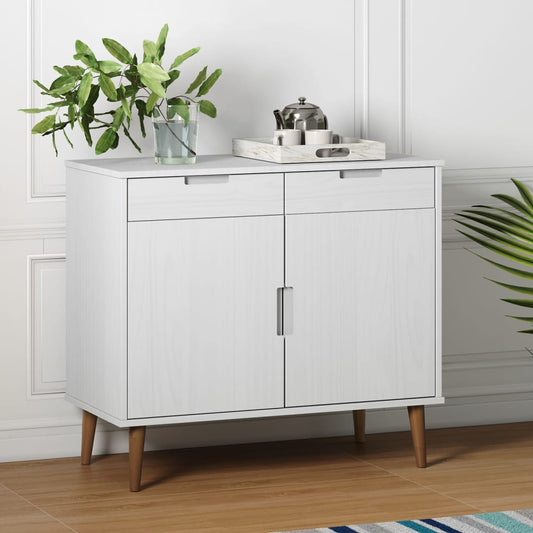 Skænk Molde 90X40X80 Cm Massivt Fyrretræ