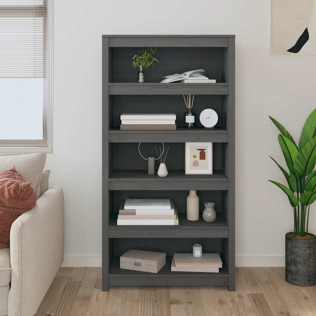 Bogreol Massivt Fyrretræ - Variant 821691