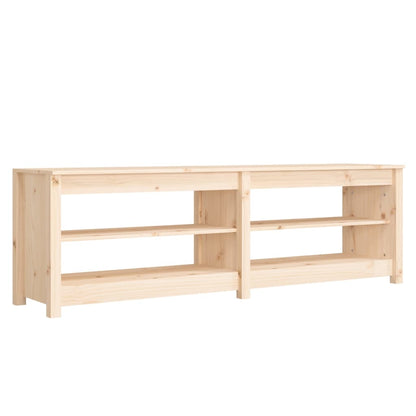 Skobænk 160X36,5X50 Cm Massivt Fyrretræ