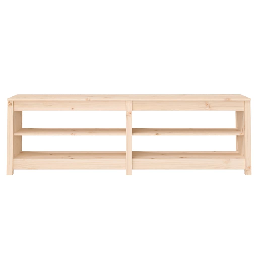 Skobænk 160X36,5X50 Cm Massivt Fyrretræ