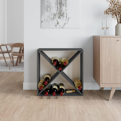 Vinreol 62x25x62 Cm Massivt Fyrretræ - Billede 3