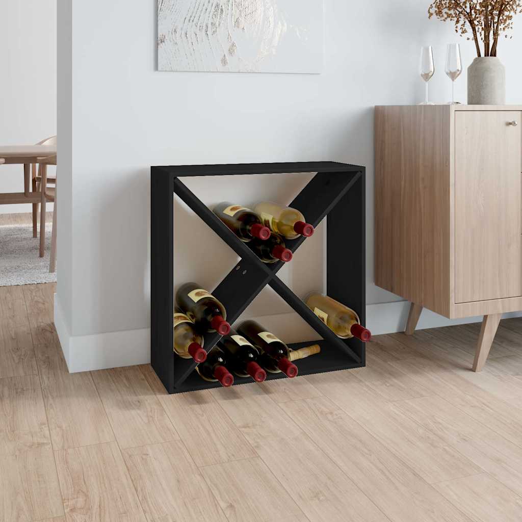 Vinreol 62x25x62 Cm Massivt Fyrretræ - Variant 821763