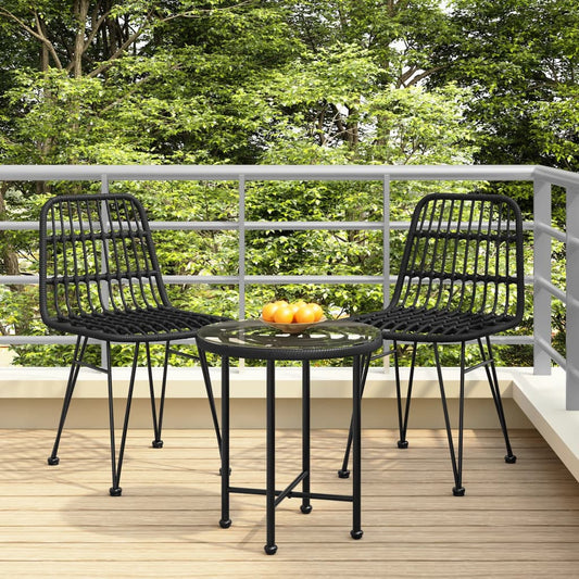 Havestole 2 Stk. 48X62X84 Cm Polyrattan
