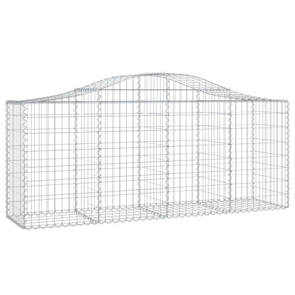 Buede Gabionkurve 12 Stk. 200x50x80/100 Cm Galvaniseret Jern - Billede 3