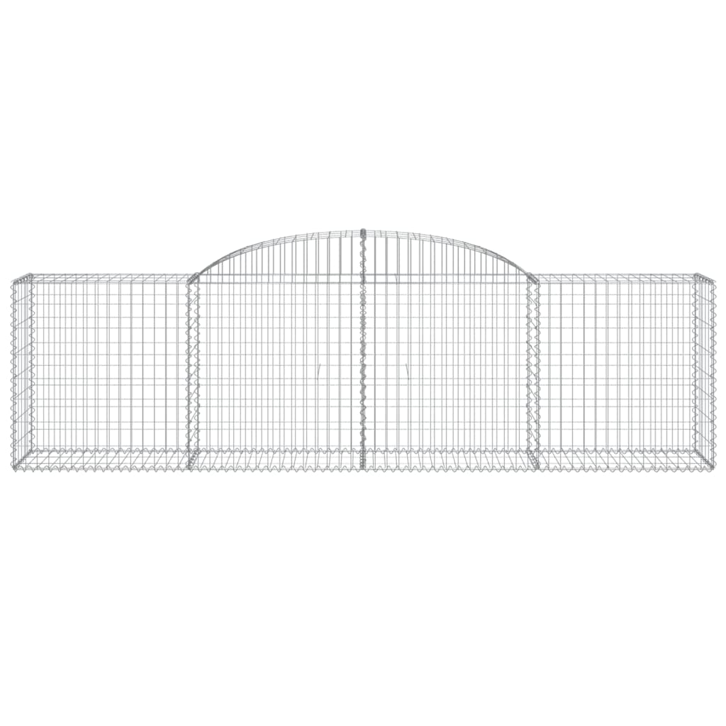 Buede Gabionkurve 20 Stk. 300x50x80/100 Cm Galvaniseret Jern - Billede 4