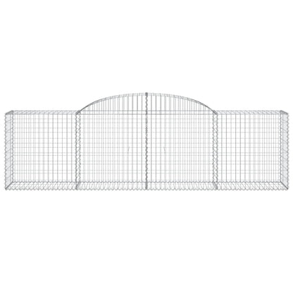 Buede Gabionkurve 20 Stk. 300x50x80/100 Cm Galvaniseret Jern - Billede 4