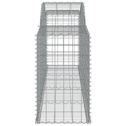 Buede Gabionkurve 20 Stk. 300x50x80/100 Cm Galvaniseret Jern - Billede 5