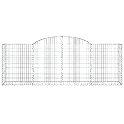 Buede Gabionkurve 6 Stk. 300x50x100/120 Cm Galvaniseret Jern - Billede 4