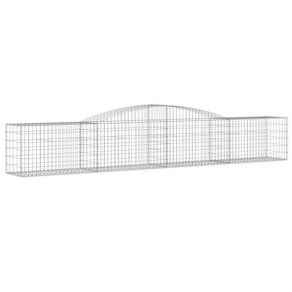Buede Gabionkurve 5 Stk. 400x50x60/80 Cm Galvaniseret Jern - Billede 3
