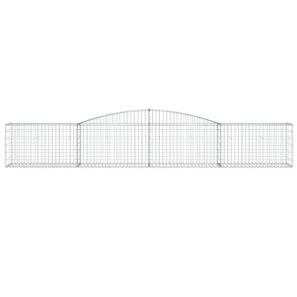 Buede Gabionkurve 5 Stk. 400x50x60/80 Cm Galvaniseret Jern - Billede 4