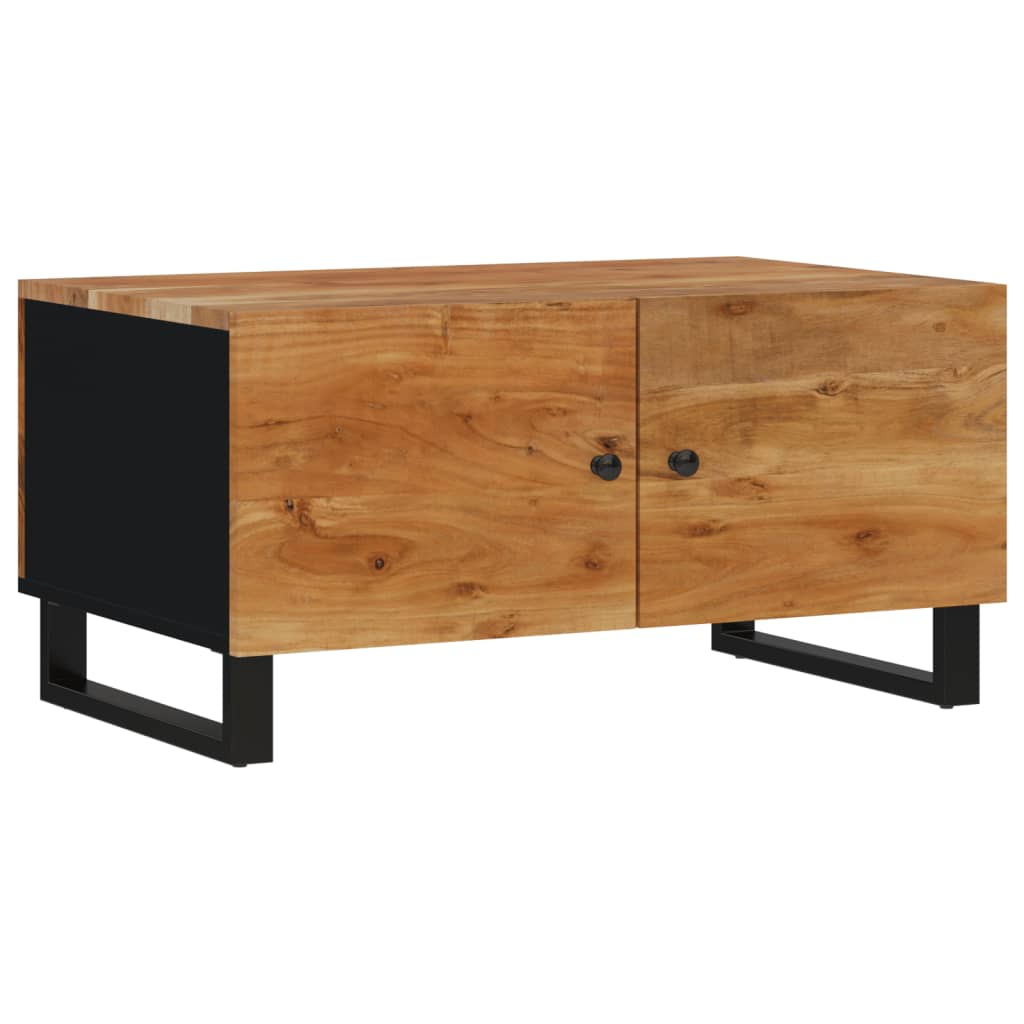 Sofabord 80x50x40 Cm Massivt Mangotræ Konstrueret Træ - Billede 2