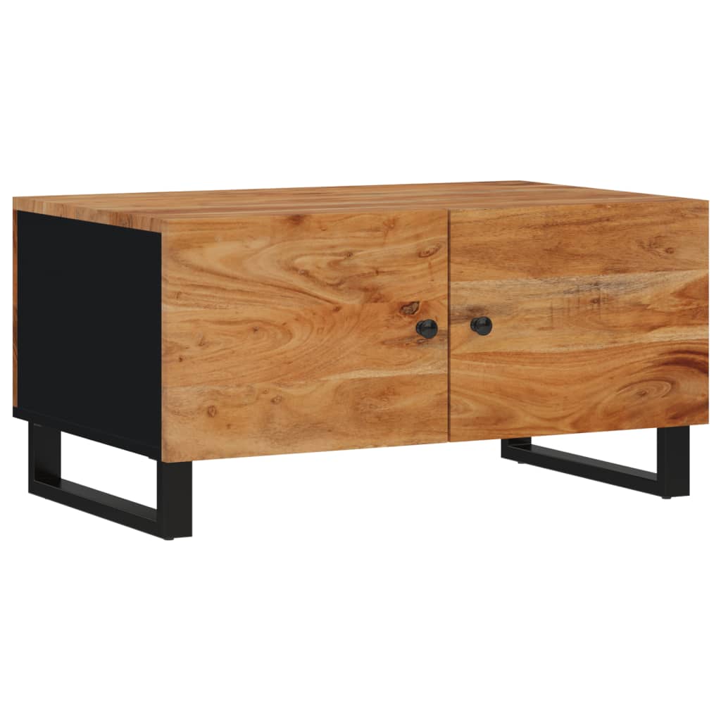 Sofabord 80x50x40 Cm Massivt Mangotræ Konstrueret Træ - Billede 12